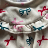 Little Bows Velour Set | 9-12 mo | Okie Dokie
