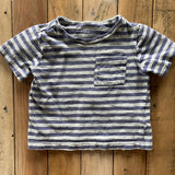 Organic Striped Tee | 9-12 mo | Little Planet Organics