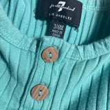 Bright Teal Romper | 7 for All Mankind