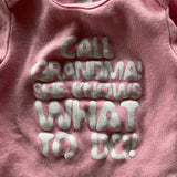 Call Grandma Onesie | newborn