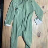Green Zip Up Pajama | Cloud Island