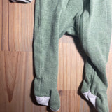 Green Zip Up Pajama | Cloud Island