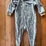 Fleece Animals Zip Up Pajama | 12-18 mo | Carter's