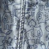 Fleece Animals Zip Up Pajama | 12-18 mo | Carter's