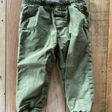 Olive Double Lines Joggers | 12-18 mo | Carter's