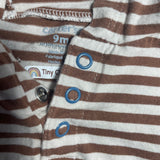 Brown Striped Hoodie Onesie | Carter's
