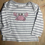 Cute Crab Long Sleeve Shirt | Mud Pie