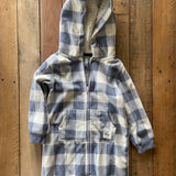 Checkered Fleece Jumpsuit | 12-18 mo | Carter's