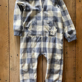 Checkered Fleece Jumpsuit | 12-18 mo | Carter's