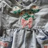 Blue Dress | 9-12 mo | Feu Follet Paris