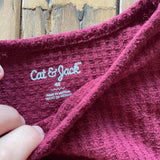 Maroon Waffle Top | Cat & Jack