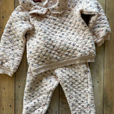 Quilted Flowers Sweat Set | Catherine Malandrino