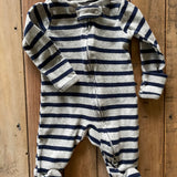 Striped Zip Up Pajama | newborn | Carter's