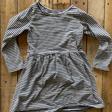 Navy Striped Long Sleeve Dress | Carter's