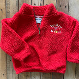 Heart & Soul Red Sherpa Quarter Zip | Old Navy