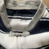Striped Zip Up Pajama | 0-3 mo | Burt's Bees