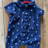 Little Sailor Romper | 0-3 mo | Magnetic Me