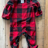 Santa's Side Kick Romper | 0-3 mo