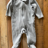 Periwinkle Zip Up Pajama | 3-6 mo | Carter's