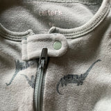 Dinosaur Zip Up Pajama | 6-9 mo | Carter's