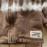 Brown Tye Dye Zip Up Hoodie | Baby Gap