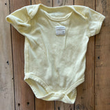 Yellow Onesie | 6-9 mo | Burt's Bees