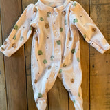 Apple Print Snap Up Pajama | preemie | Carter's