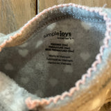 Fleece Little Hearts Snap Up Pajama | preemie | Carter's