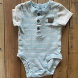 Little Bear Henley Onesie | 0-3 mo | Carter's