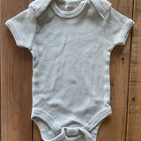 Blue Ribbed Onesie | 0-3 mo | Kyle & Deena