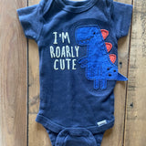 Roarly Cute Onesie | 0-3 mo | Gerber