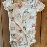 Cartoon Animals Print Onesie | newborn | Carter's