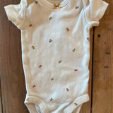White Little Flower Onesie | newborn | Carter's