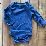 Plain Blue Onesie | 0-3 mo | Cloud Island