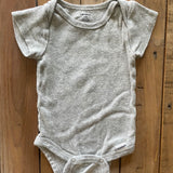 Plain Grey Onesie | 0-3 mo | Gerber