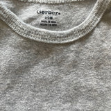 Plain Grey Onesie | 0-3 mo | Gerber