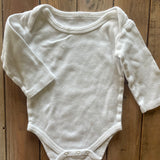 White Onesie | 0-3 mo