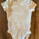 White Onesie | 0-3 mo | Carter's