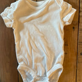 White Onesie | 0-3 mo | Carter's