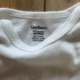 Plain Onesie | 0-3 mo | Gerber