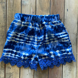 Blue Tye Dye Shorts | Forever Me