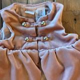 Pink Velvet Vest | 0-3 mo | Catherine Malandrino