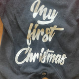 My First Christmas Romper | 3-6 mo