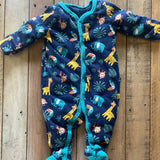 Quilted Animal Romper | 3-6 mo | Du Pareil