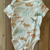 Safari Animals Onesie | 6-9 mo | Cloud Island