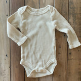 Beige Waffle Onesie | 6-9 mo | Chick Pea