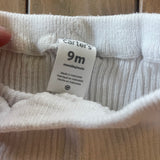 White Ribbed Leggings | 6-9 mo | Carter's