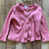 Pink Ribbed Cardigan | Carter's