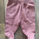 Pink Footie Pants | 0-3 mo