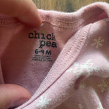 Snowflake Onesie | 6-9 mo | Chick Pea